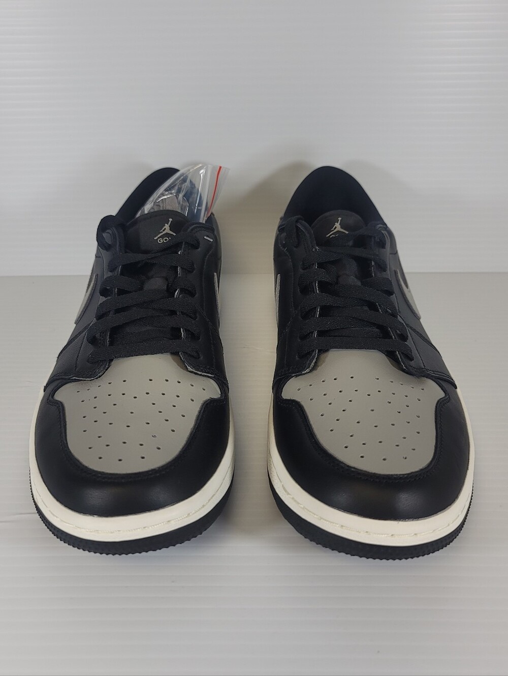 Nike Air Jordan 1 Low Golf Men’s Size 10.5 Shadow Grey Leather Shoes DD9315 001 - Picture 7 of 11
